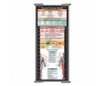 WhiteCoat Clipboard® Trifold - Silver Physical Therapy Edition